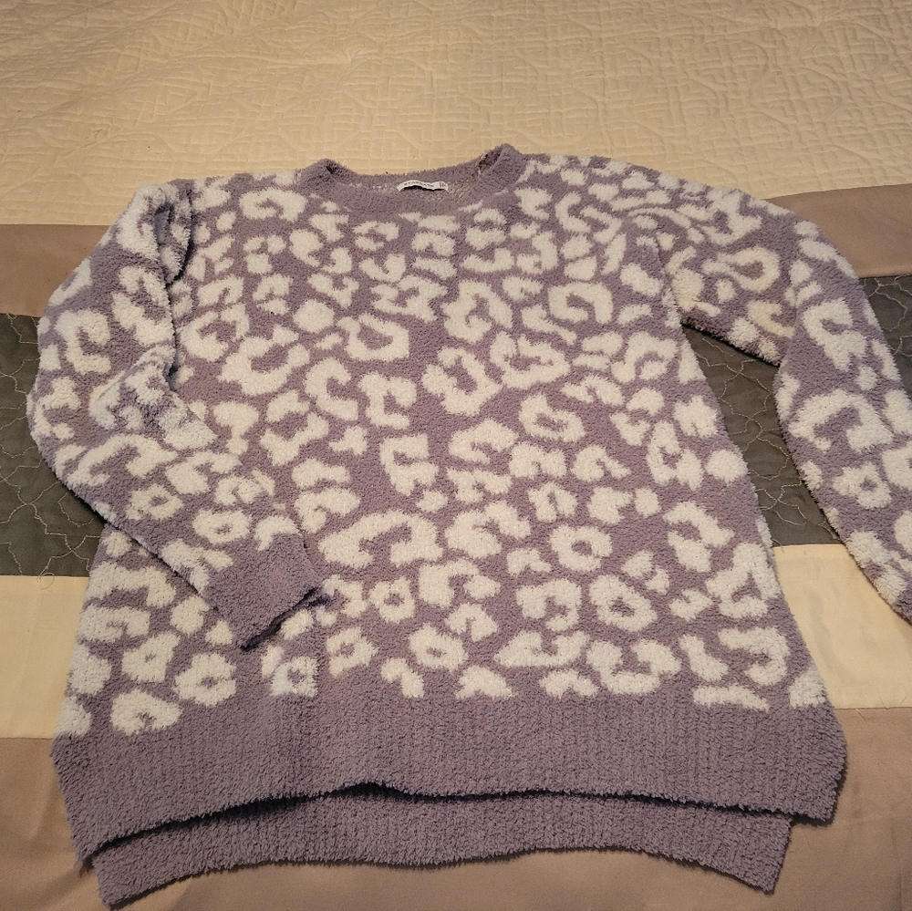 Leopard print sweater